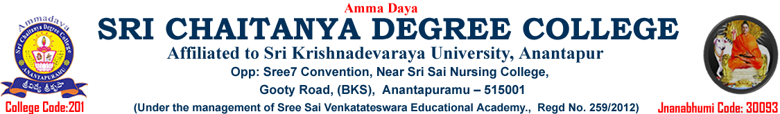 SRI CHAITANYA DEGREE COLLEGE